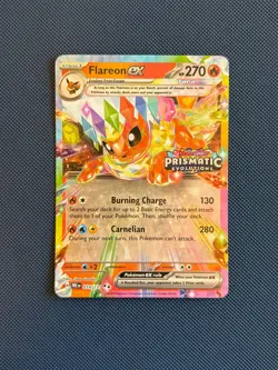 Pokemon TCG - Flareon EX Stamped Promo - 014/131 - Prismatic Evolutions - NM - Image 1
