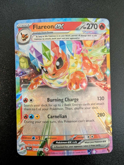 Flareon ex 014/131 Double Rare - Prismatic Evolutions Pokemon TCG - NM - Image 1