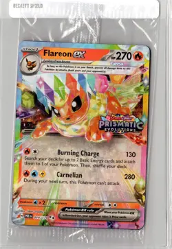 Flareon ex 014/131 - Pokemon TCG Prismatic Evolutions STAMPED SEALED NM - Image 1