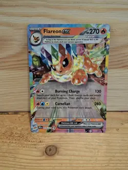 Pokemon TCG Prismatic Evolutions Flareon EX Card 014/131 - Image 1