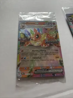 Pokemon TCG Flareon EX 014/131 SV Prismatic Evolutions Stamped Sealed Promo - Image 1