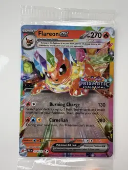 🚨✅ Pokemon TCG Flareon EX 014/131 STAMPED Prismatic Evolutions Card 🚨✅ - Image 1