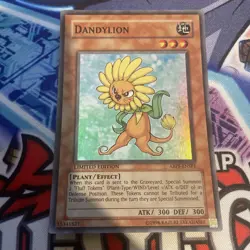 Yugioh Dandylion ABPF-ENSE1 Super Rare Limited Edition NM - Image 1