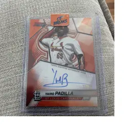 2025 Topps Bowman's Best - Best of 2025 Autographs Yairo Padilla #B25-YP /25 - Image 1