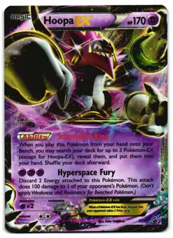 Hoopa EX XY71 - XY Black Star Promos Promo Pokemon TCG - LP Card - Image 1