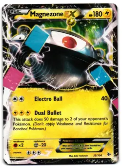 Magnezone EX 35/106 - Flashfire Rare EX Pokemon TCG Holo - LP Card - Image 1