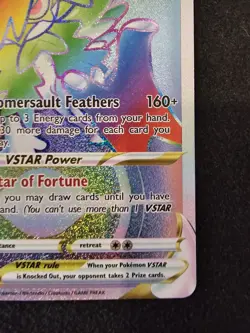 Hisuian Decidueye VSTAR 195/189 Secret Rainbow Rare Pokemon Card NM - Pack Fresh - Image 4