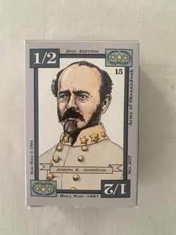 Dixie 1st Bull Run Edition Card Game Deck Columbia Games 1994 Civil War TCG - Image 1
