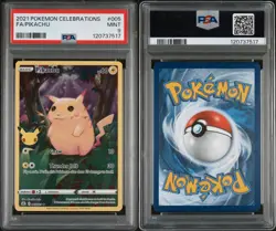 Pokemon TCG Pikachu 005/025 Celebrations Holo PSA 9 Mint - Image 3