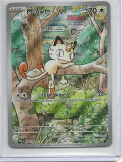 Meowth 106/094 IR - Phantasmal Flames Pokemon Card - Pack Mint - Image 1