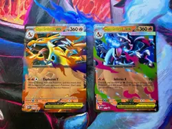 Pokemon TCG ‘Mega Charizard X ex 029 & Mega Charizard Y ex 030’ Black Star Promo - Image 2
