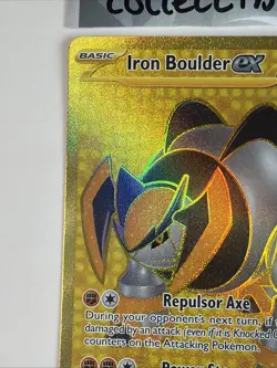 Pokemon Iron Boulder ex 217/162 Sv05: Temporal Forces Holo - Image 2
