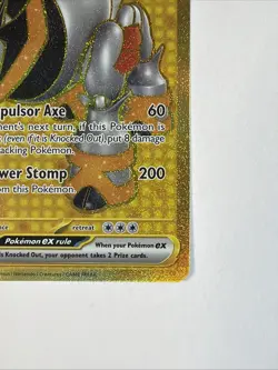 Pokemon Iron Boulder ex 217/162 Sv05: Temporal Forces Holo - Image 4