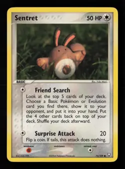 Sentret 75/109 Team Rocket Returns Pokemon Card -A5 - Image 1