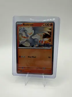 Reshiram 022/142 Stellar Crown Stamped Cosmos Holo Pokemon 2024 NM - Image 1
