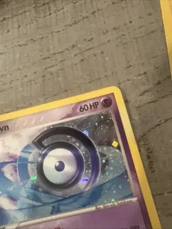 Pokemon Unown (D) D/28 Unseen Forces Holo Rare Basic 60 LP 2005(crease) S/PICS - Image 5