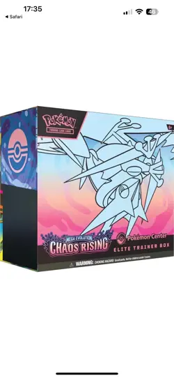 Preorder Pokemon TCG Chaos Rising POKEMON CENTER ETB ELITE TRAINER BOX X2 - Image 1