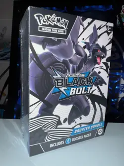 Pokemon TCG Scarlet & Violet Black Bolt Booster Bundle NEW SEALED - Image 1