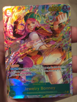 One Piece Jewelry Bonney Op12-118 Sec Rare Alt Art NM | English | Raw Near Mint - Image 1