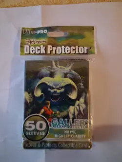 50 Ultra-Pro Gallery Keith Parkinson Trading Card Sleeves (Blue Demon) - Image 1