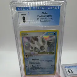 Glalie 13/106 EX Emerald Reverse Holo CGC 8 Pokemon Card 2005 - Image 5