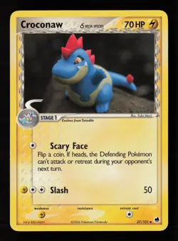 Croconaw (Delta Species) 27/101 Dragon Frontiers Pokemon Card -B10 - Image 1
