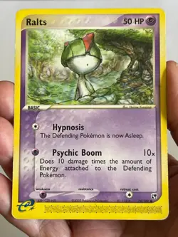 POKEMON RALTS 74/100 EX SANDSTORM E READER COMMON LP/MOD PLAY CARD - Image 3