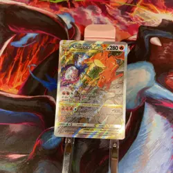 Pokemon Charizard VSTAR SWSH262 Full Art Black Star Promo Holo Card NM Condition - Image 1