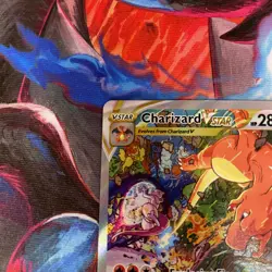 Pokemon Charizard VSTAR SWSH262 Full Art Black Star Promo Holo Card NM Condition - Image 3