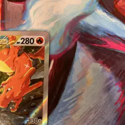 Pokemon Charizard VSTAR SWSH262 Full Art Black Star Promo Holo Card NM Condition - Image 4