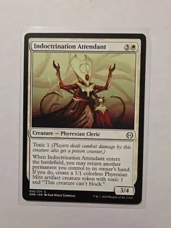 Indoctrination Attendant - Phyrexia All Will Be One - LP - Common - Creature - Image 1
