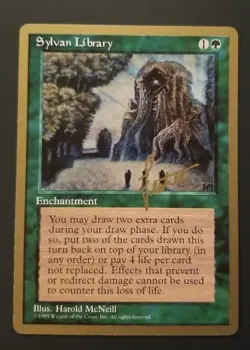 1996 Inaugural Magic the Gathering Pro Tour Sylvan Library B. Lestree MTG M/NM! - Image 1