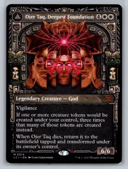 Ojer Taq, Deepest Foundation (Showcase) - #314 - MTG LCI Mythic - NM - Image 1