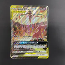 Espeon & Deoxys GX SM240 Oversized Promo Jumbo Pokemon Card - Image 1