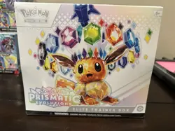Pokemon TCG Scarlet & Violet Prismatic Evolutions Elite Trainer Box ETB DMG b - Image 1