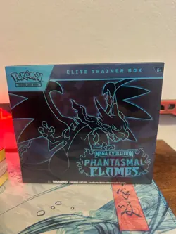 Pokemon TCG: Phantasmal Flames Factory Sealed Elite Trainer Box - Image 1