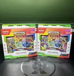 Pokemon TCG First Partner Illustration Collection Series 1 Box Lot of 2 - Image 1