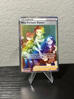 Pokemon TCG Miss Fortune Sisters 194/196 Lost Origin Trainer Full Art Holo Rare - Image 1