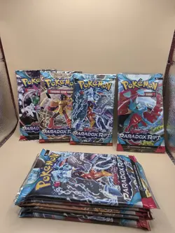 Pokemon Scarlet & Violet SV04 Paradox Rift Sealed Booster Pack LOT OF 10 - Image 1
