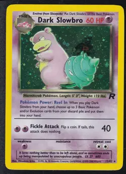 Pokemon Dark Slowbro 12/82 Holo Team Rocket - Image 1