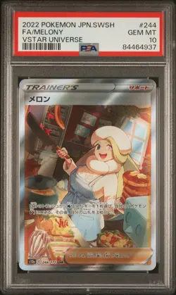 Melony 244 Pokemon Japanese Sword & Shield Vstar Universe PSA 10 - Image 1