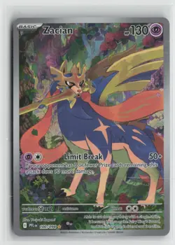 Zacian 100/094 Illustration Rare Phantasmal Flames Pokemon NM - Image 1