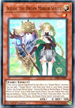 Ikelos, the Dream Mirror Sprite - RIRA-EN085 - Ultra Rare - 1st Edition Yugioh - Image 1