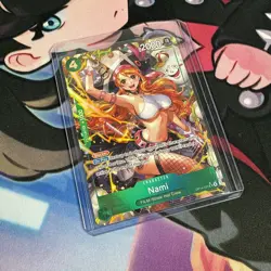 One Piece TCG Nami OP14-031 Alt Art SR The Azure Sea’s Seven English OP14 TCG - Image 2