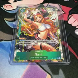 One Piece TCG Nami OP14-031 Alt Art SR The Azure Sea’s Seven English OP14 TCG - Image 4