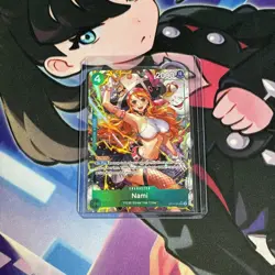 One Piece TCG Nami OP14-031 Alt Art SR The Azure Sea’s Seven English OP14 TCG - Image 5