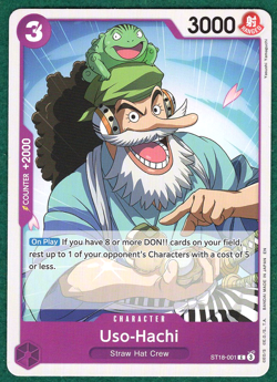 Uso-Hachi (Reprint) - Premium Booster -The Best- Vol. 2 (PRB-02) One Piece CCG - Image 1