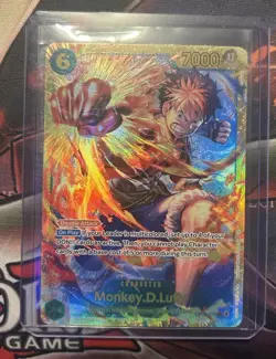 Monkey.D.Luffy (118) OP13-118 Secret Rare Carrying On His Will One Piece NM - Image 1