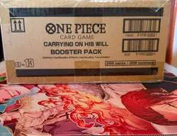 One Piece OP-13 Carrying On His Will English booster box case sealed - Image 2