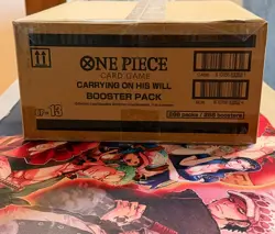 One Piece OP-13 Carrying On His Will English booster box case sealed - Image 3